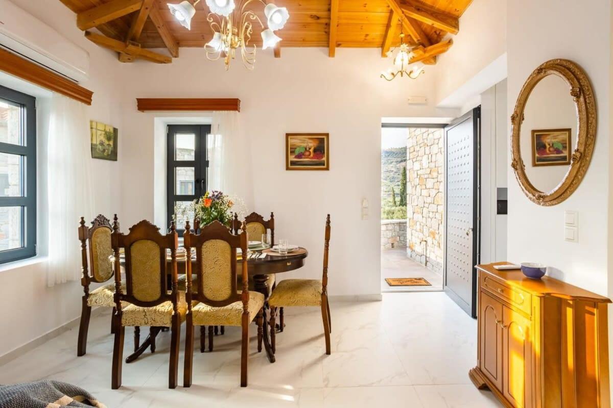 Mani Stone Built Home A Breath Away To The Sea Stoupa Exterior photo